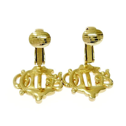 Christian Dior GP Emblem Earrings Women's 382373 Earrings