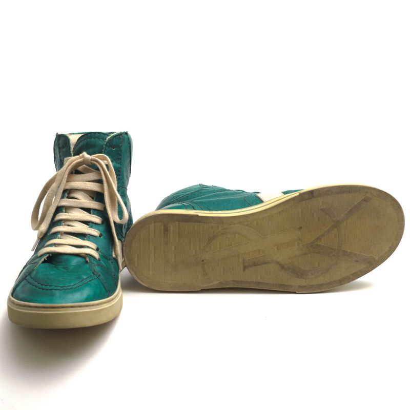 Saint Laurent/Yves Saint Laurent Shoes Sneakers Shoes High Cut Men Leather