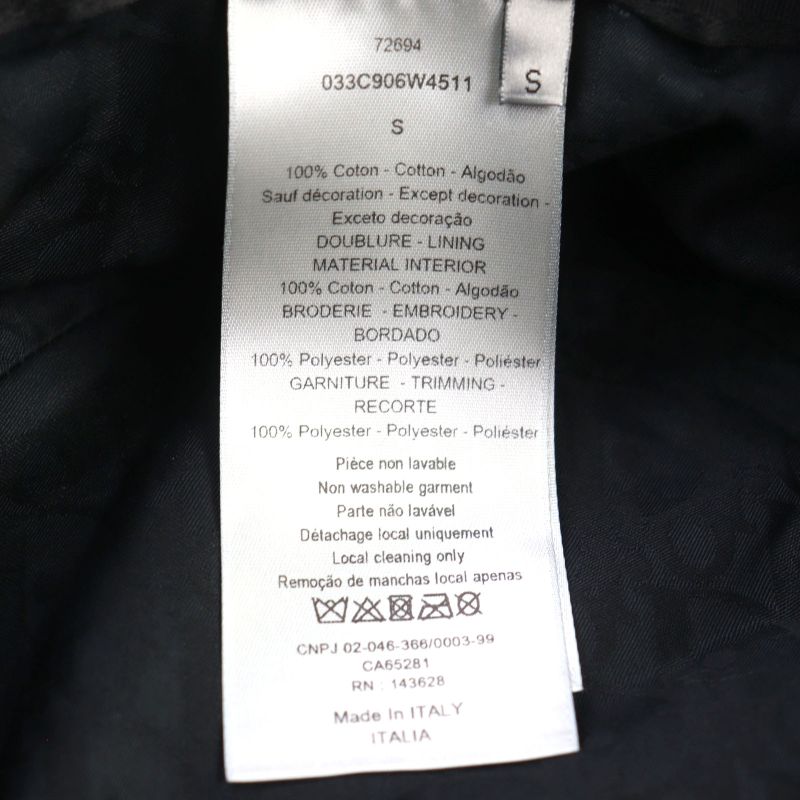 DIOR×jack Kerouac DIOR Homme X Jack Kerouac 033c906w4511 Logo Embroidery Lining