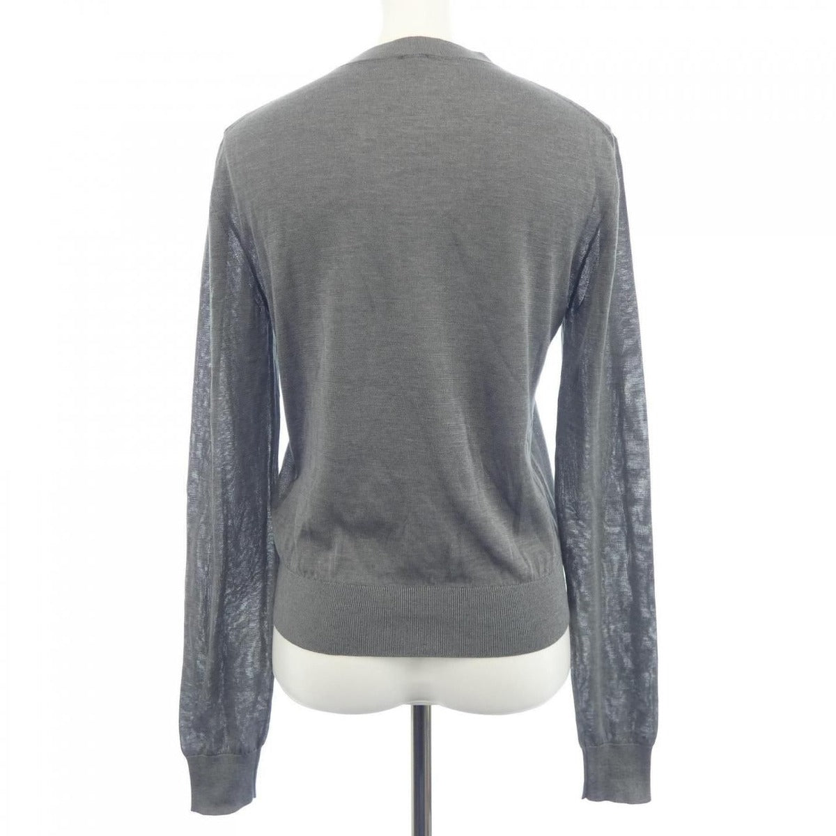 Hermes Carre Shu Knit Top Gray Translucency — view 2