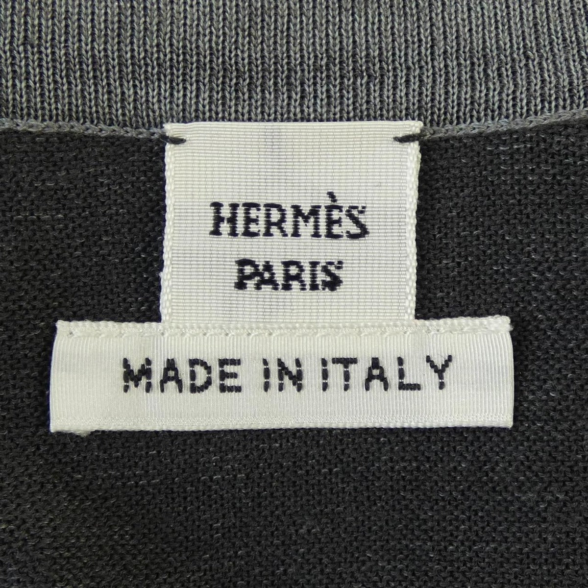 Hermes Carre Shu Knit Top Gray Translucency — view 4