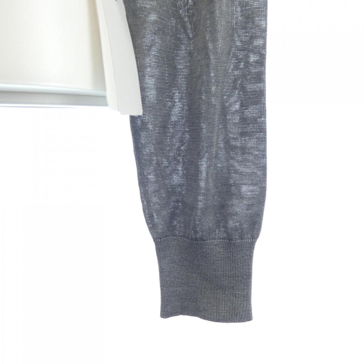 Hermes Carre Shu Knit Top Gray Translucency — view 6