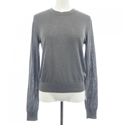 Hermes Carre Shu Knit Top Gray Translucency