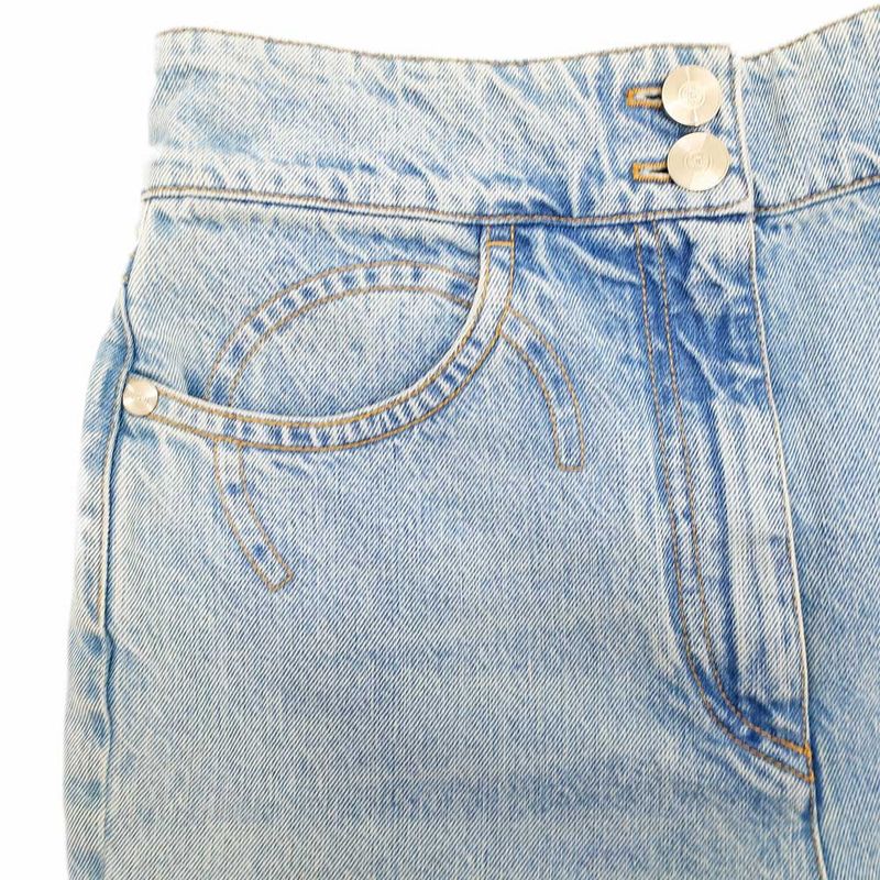 Chanel COCO Denim Pants Size 40 Coco Mark Trousers P63278v48900