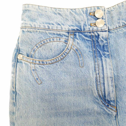 Chanel COCO Denim Pants Size 40 Coco Mark Trousers P63278v48900