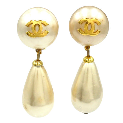 Chanel CC Logo Earrings