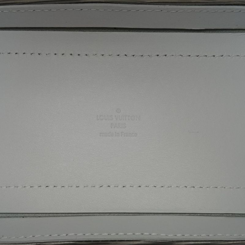 Louis Vuitton Soft Trunk Transparent X White Epi Plat Jouge M55602 Du3199