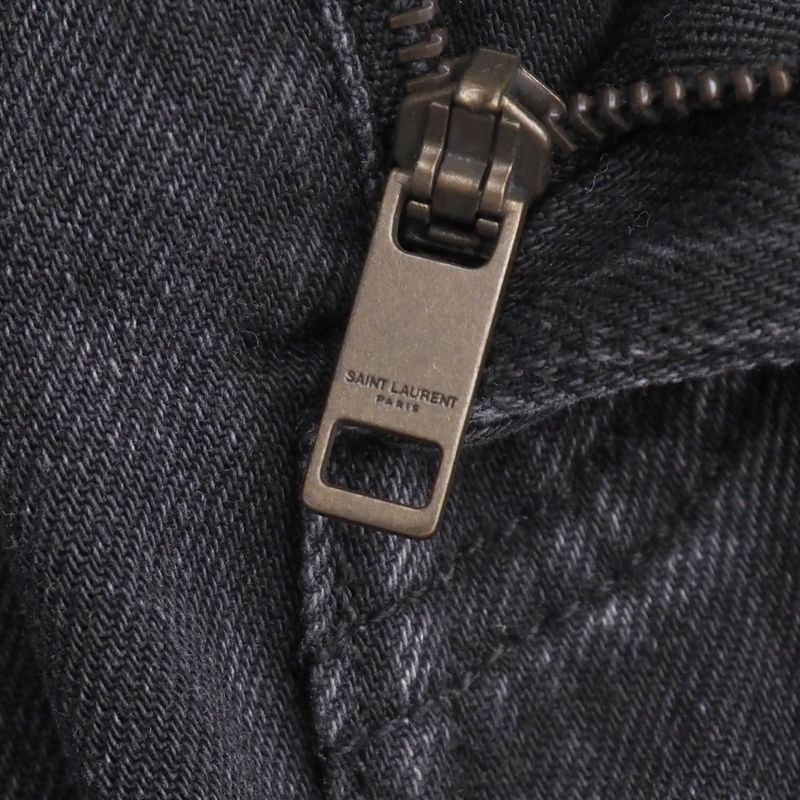 Saint Laurent Paris Denim Pants Size 27 Skinny Stretch Washed Made In Italy