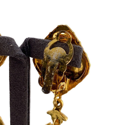Chanel Mademoiselle Earring Brand Accessories Jewelry Gold Women'S