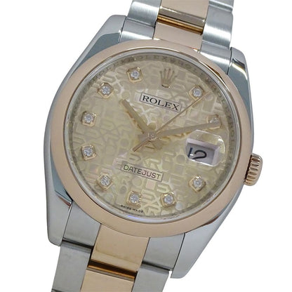 Rolex Datejust D Watch Diamond Computer Automatic Winding at Stainless Steel