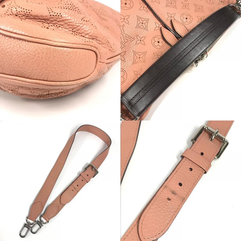Louis Vuitton Shoulder Bag Serene PM M94276 Monogram Mahina Leather Rose Pink