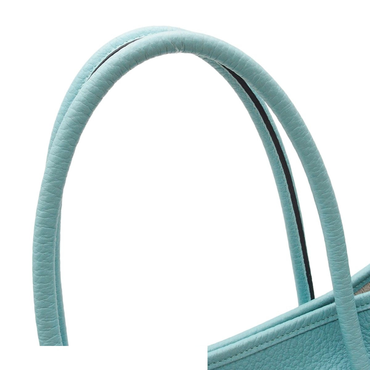 Hermes Garden Party PM Blue Atoll Silver Country Tote Bag — view 4