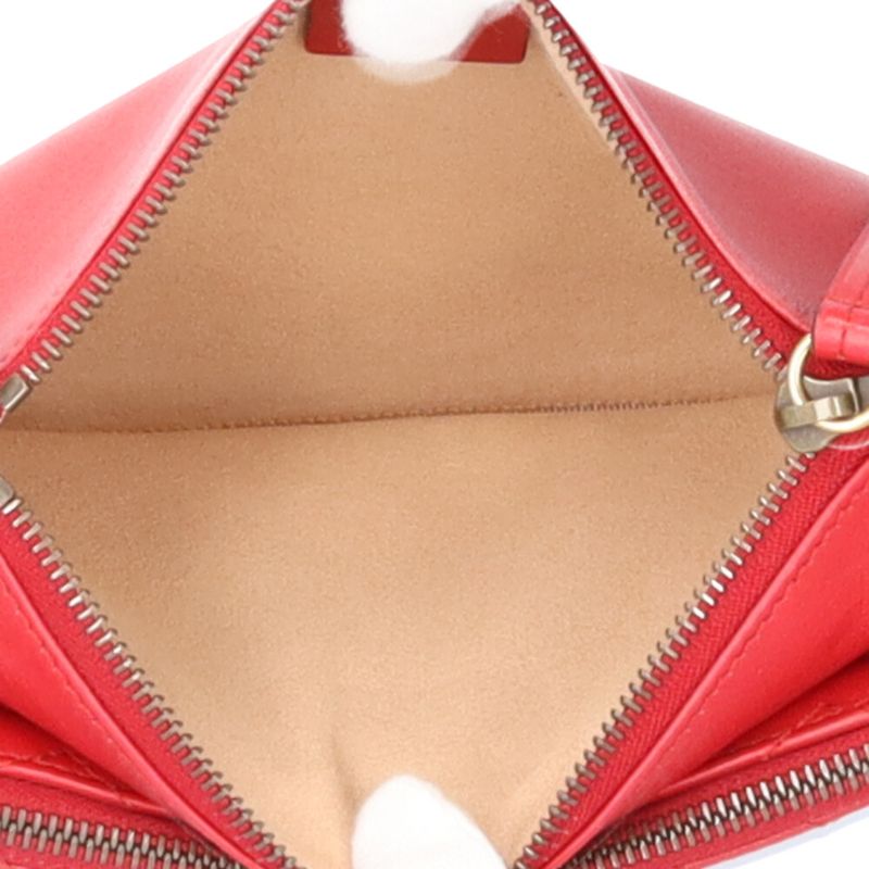 Gucci GG Marmont Shoulder Bag Leather 453878 213317 Red Ladies Gucci