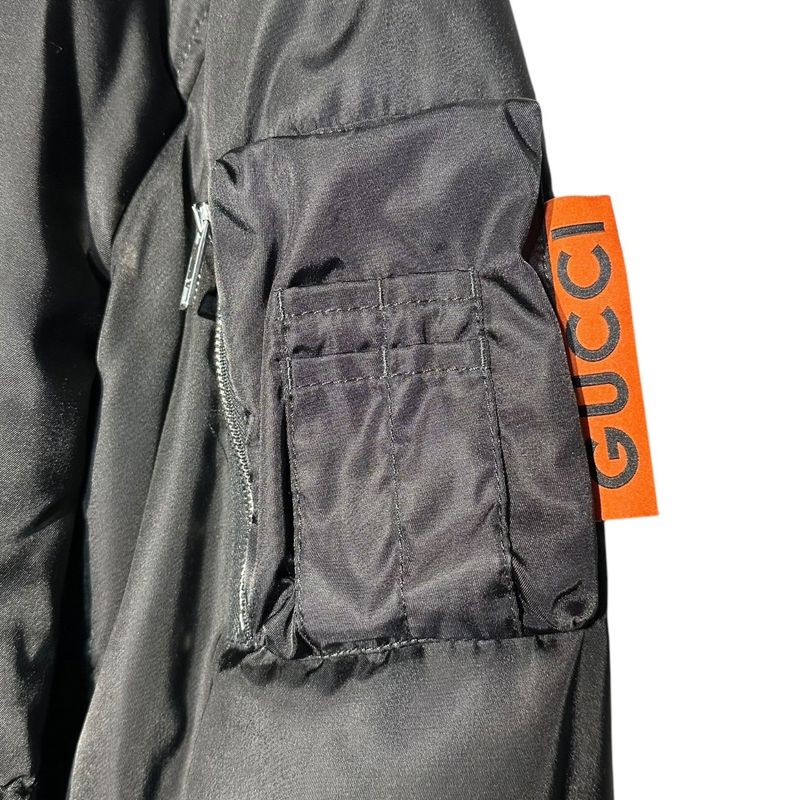 Gucci Cruise 2024 25 Collection Ma-1 Flared Padded Coat Flared Padded Long Coat