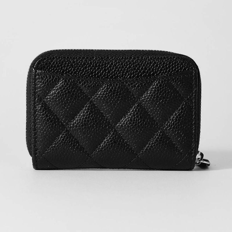 Chanel Coin Case Classic ZIP COIN Purse Black