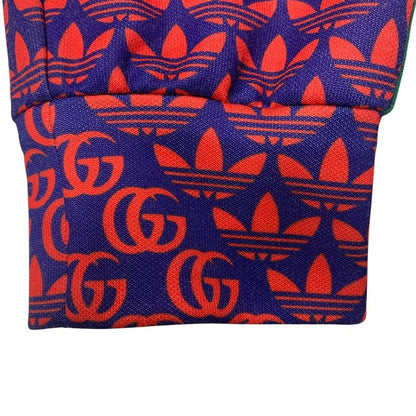 2996 Gucci Adidas 692112 Double G Trefoil Sideline Jersey Track Jacket Blue Red