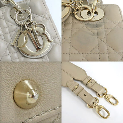 Christian Dior Lady Dior My Abcdior Bag Small M05380 Beige Lamb