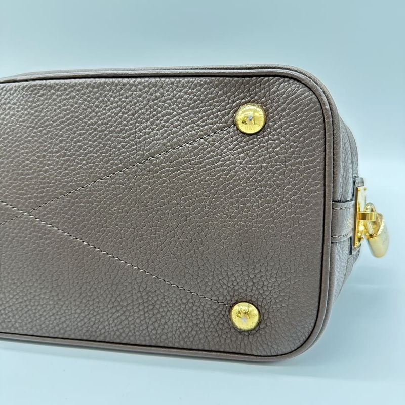 Louis Vuitton M93175 Handbag Tote Bag Mahina Stella PM Brown Monogram With Key