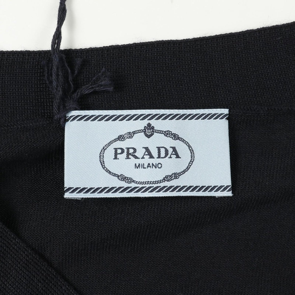 Prada Cardigan Navy Wool Knit — view 3