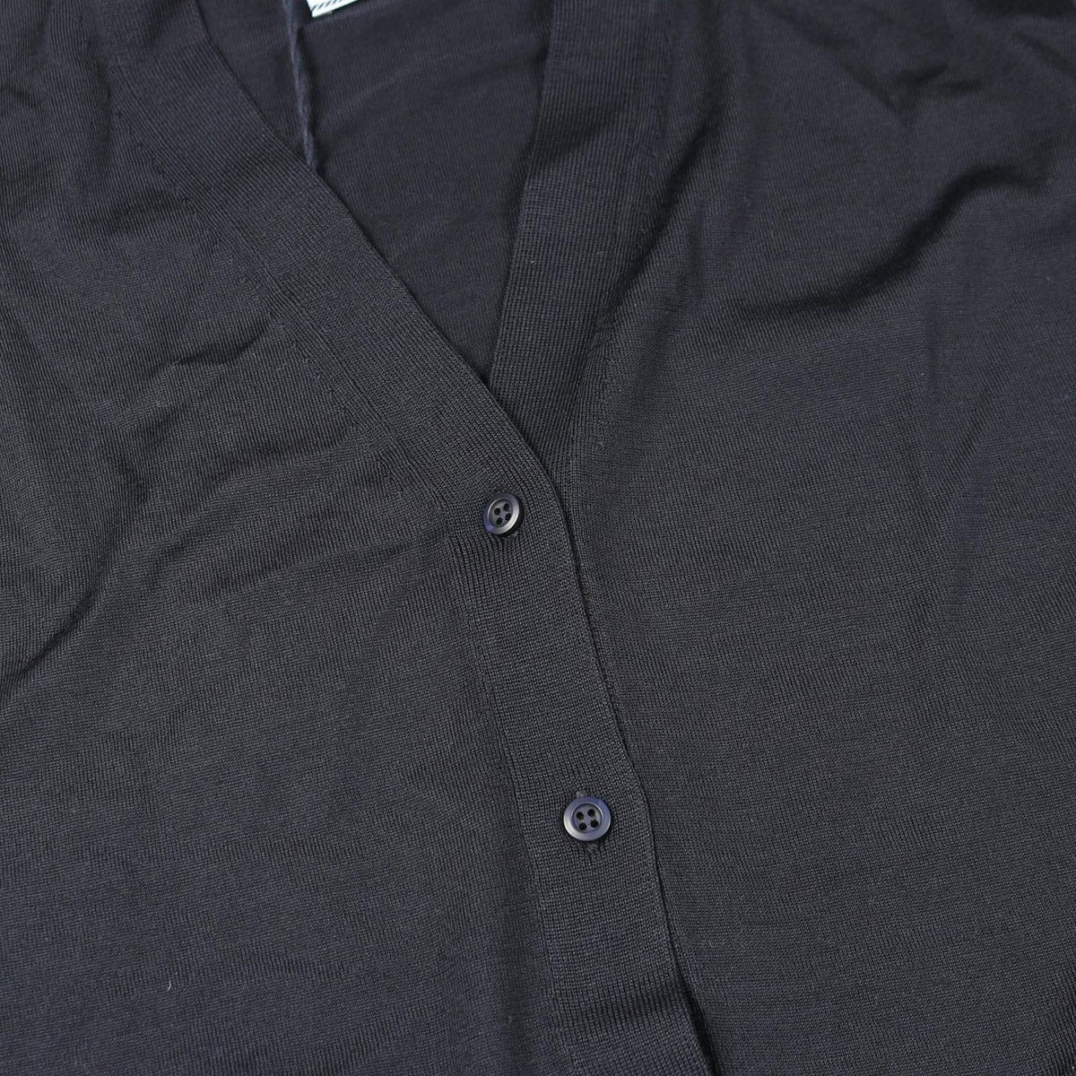 Prada Cardigan Navy Wool Knit — view 6