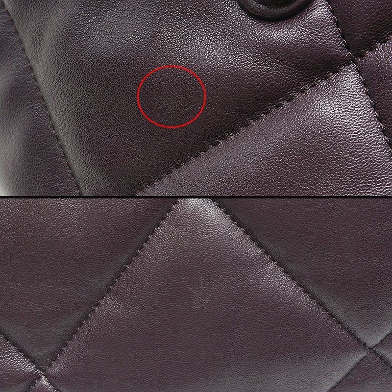 Chanel 19 Dizneuf Chain Tote Bag Dark Brown Matelasse