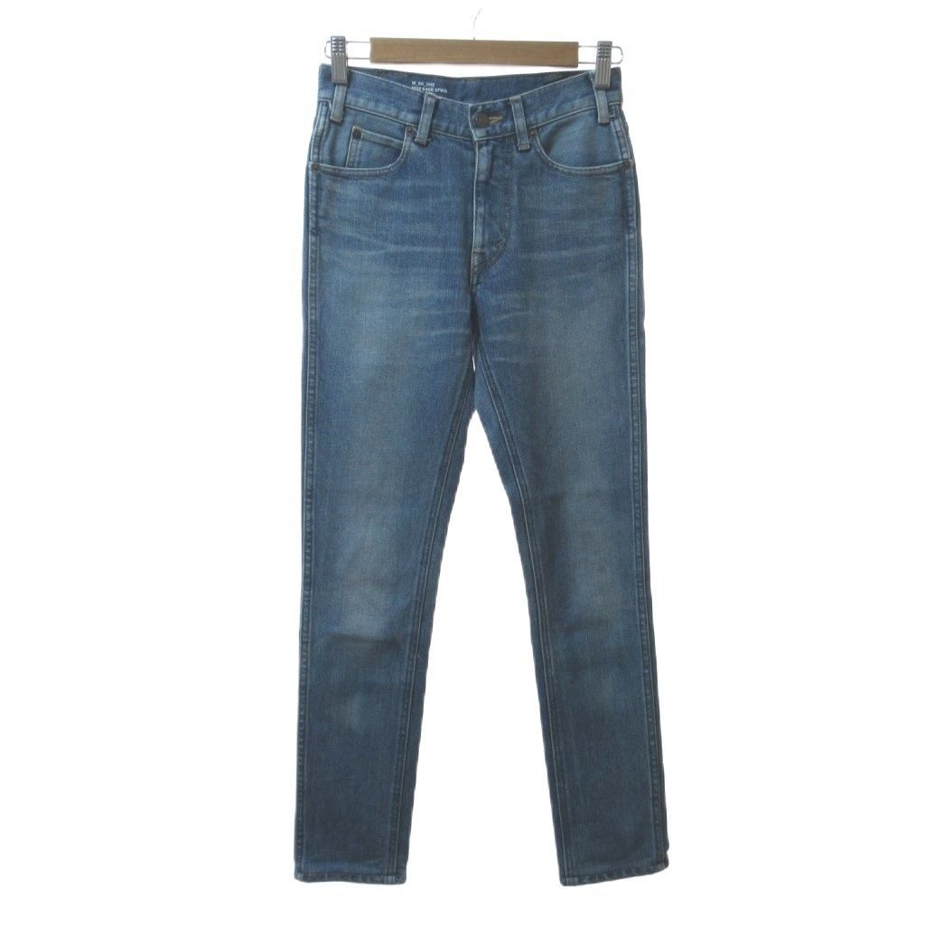 Celine Hedi Slimane Era Skinny Denim Jeans Tapered Pants Indigo Blue