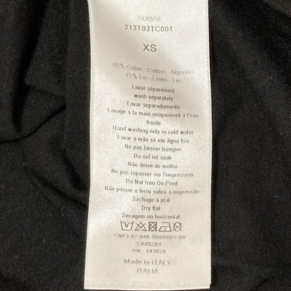 Christian Dior J'adior 8 Print Short Sleeve T-Shirt XS Black Women Used