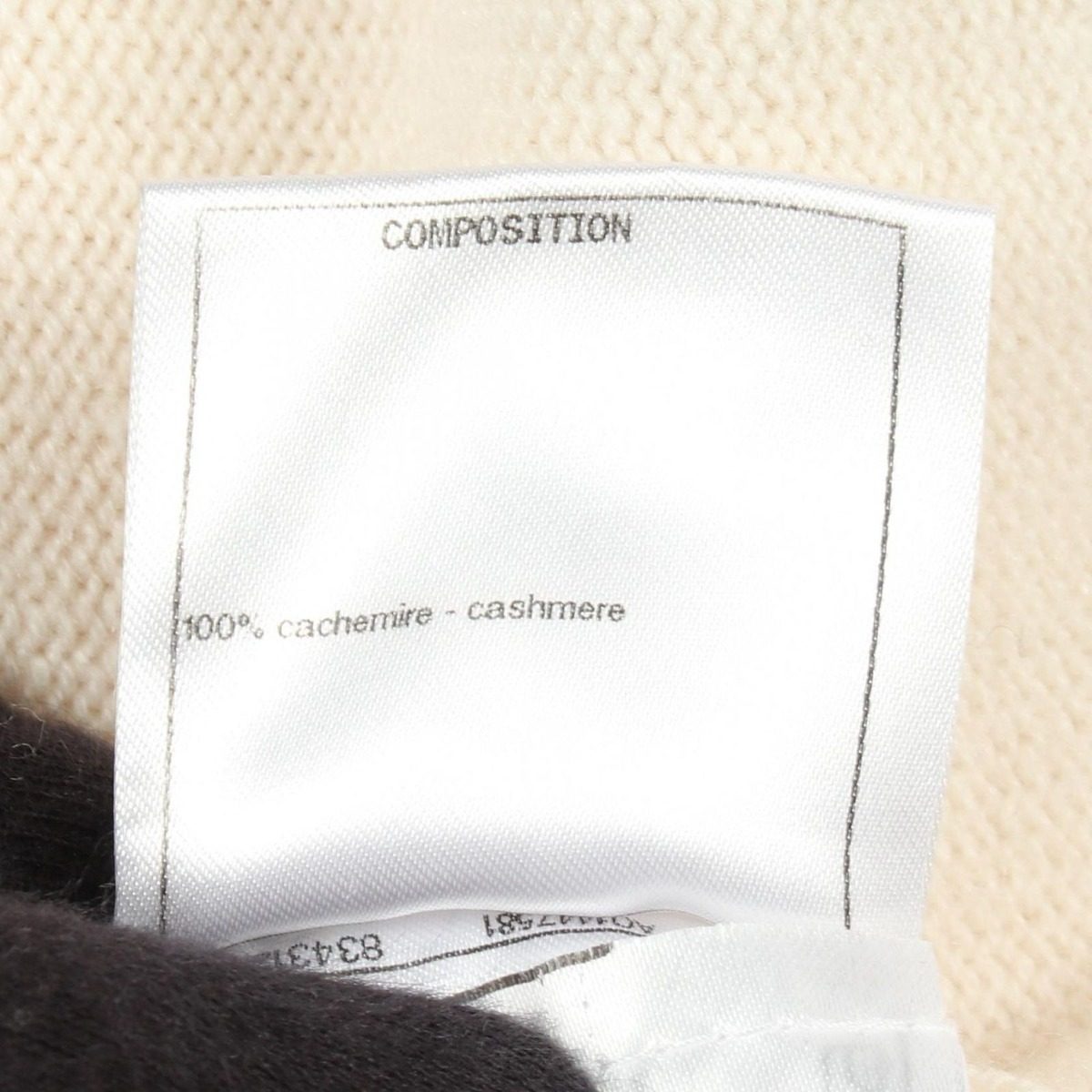 Chanel Knit la Pausa CC Logo Turtleneck Cashmere Sweater — view 3