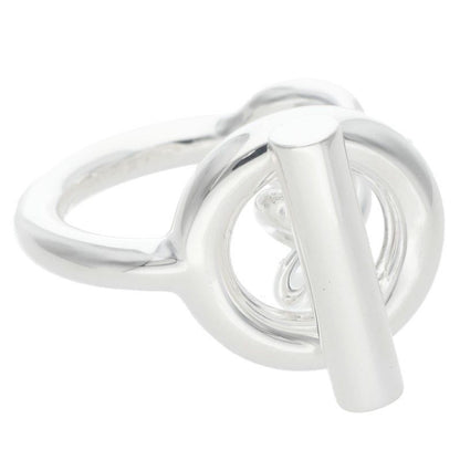 Hermes Croisette Silver Ring Men's 53 12