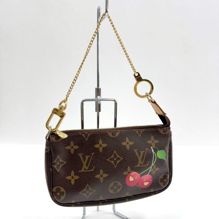 Louis Vuitton Pochette Pouch Monogram Cherry