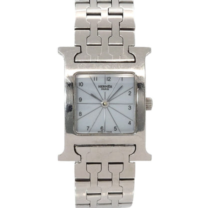 Hermes Watch Hh1 210 White Gray Quartz