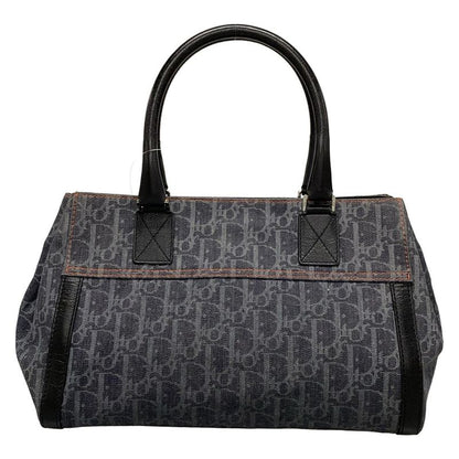 Dior/christian Dior Tote Bag Flight/trotter Navy And Blue-gray And Orange