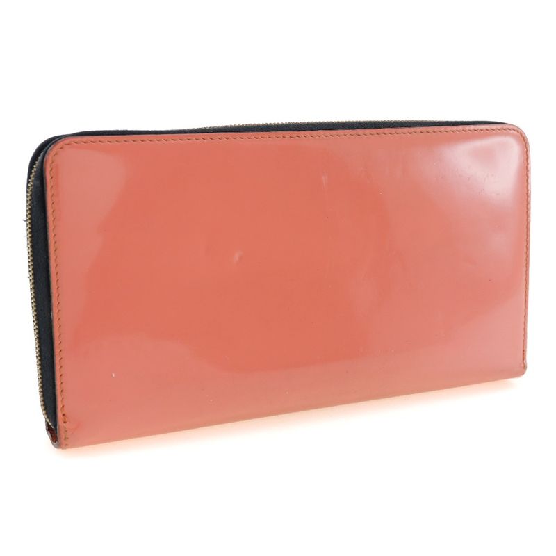 Celine Round Zipper Enamel Ladies Long Wallet
