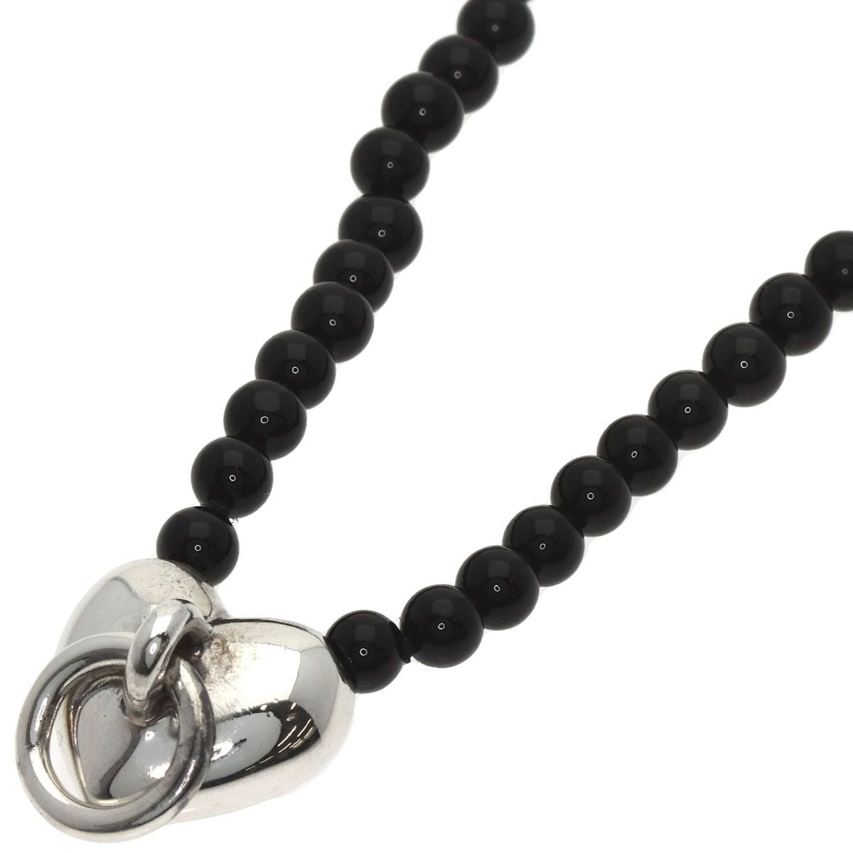 Tiffany & Co. Heart Knock Onyx Necklace