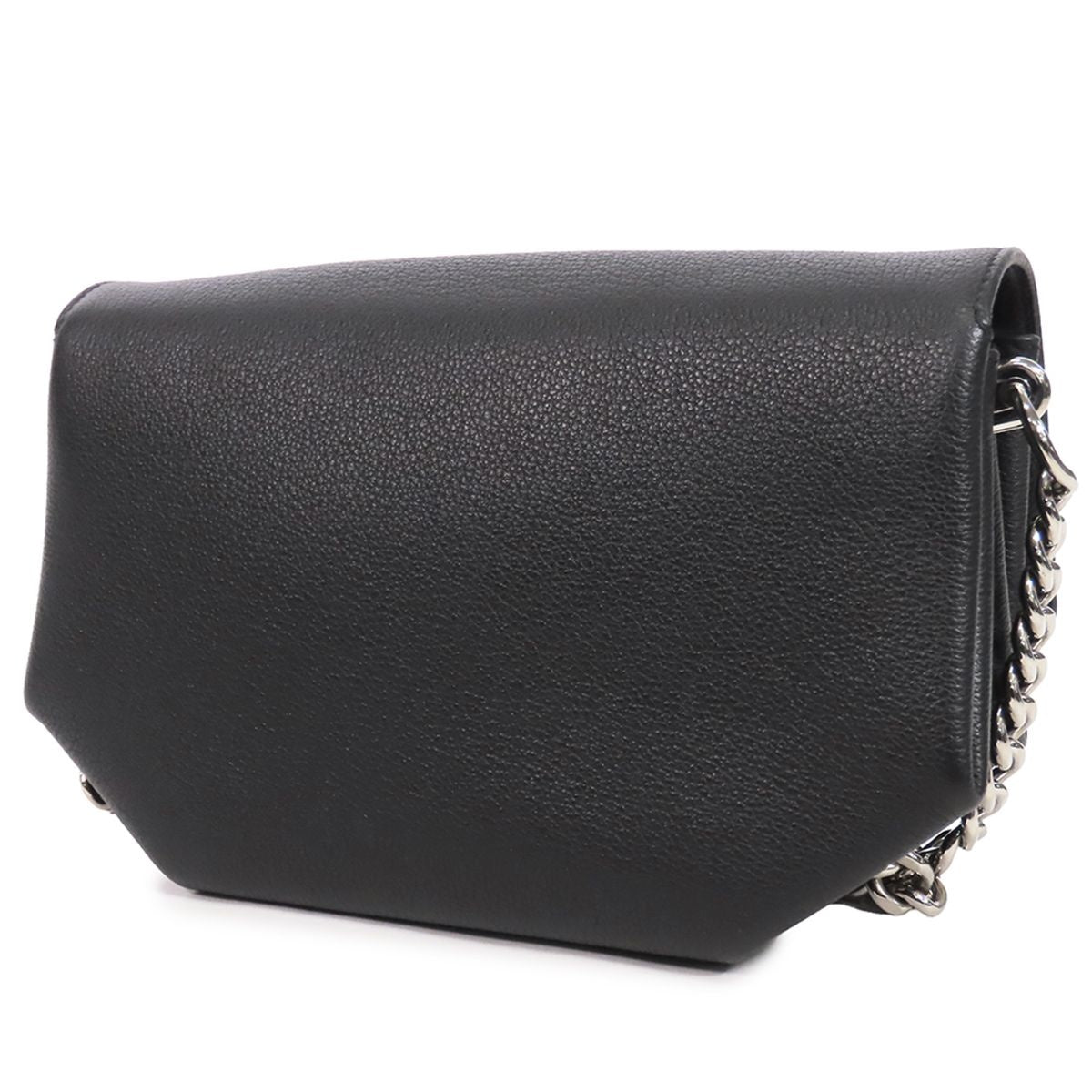 Hermes Opry 24 Black Blue Silver Taurillon Novillo Chain Verso Shoulder Bag — view 2