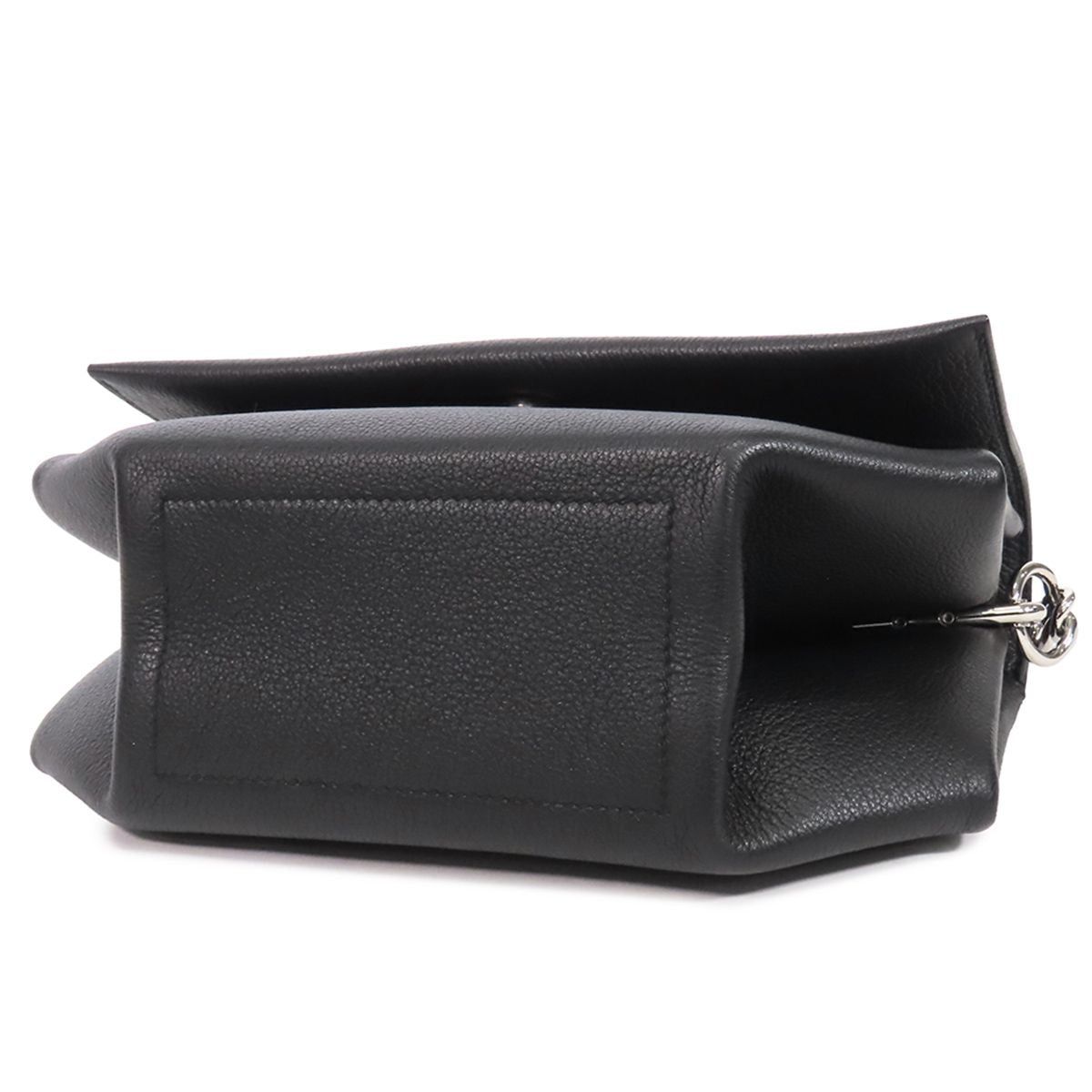 Hermes Opry 24 Black Blue Silver Taurillon Novillo Chain Verso Shoulder Bag — view 3