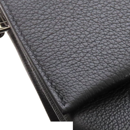 Hermes Opry 24 Black Blue Silver Taurillon Novillo Chain Verso Shoulder Bag — view 6