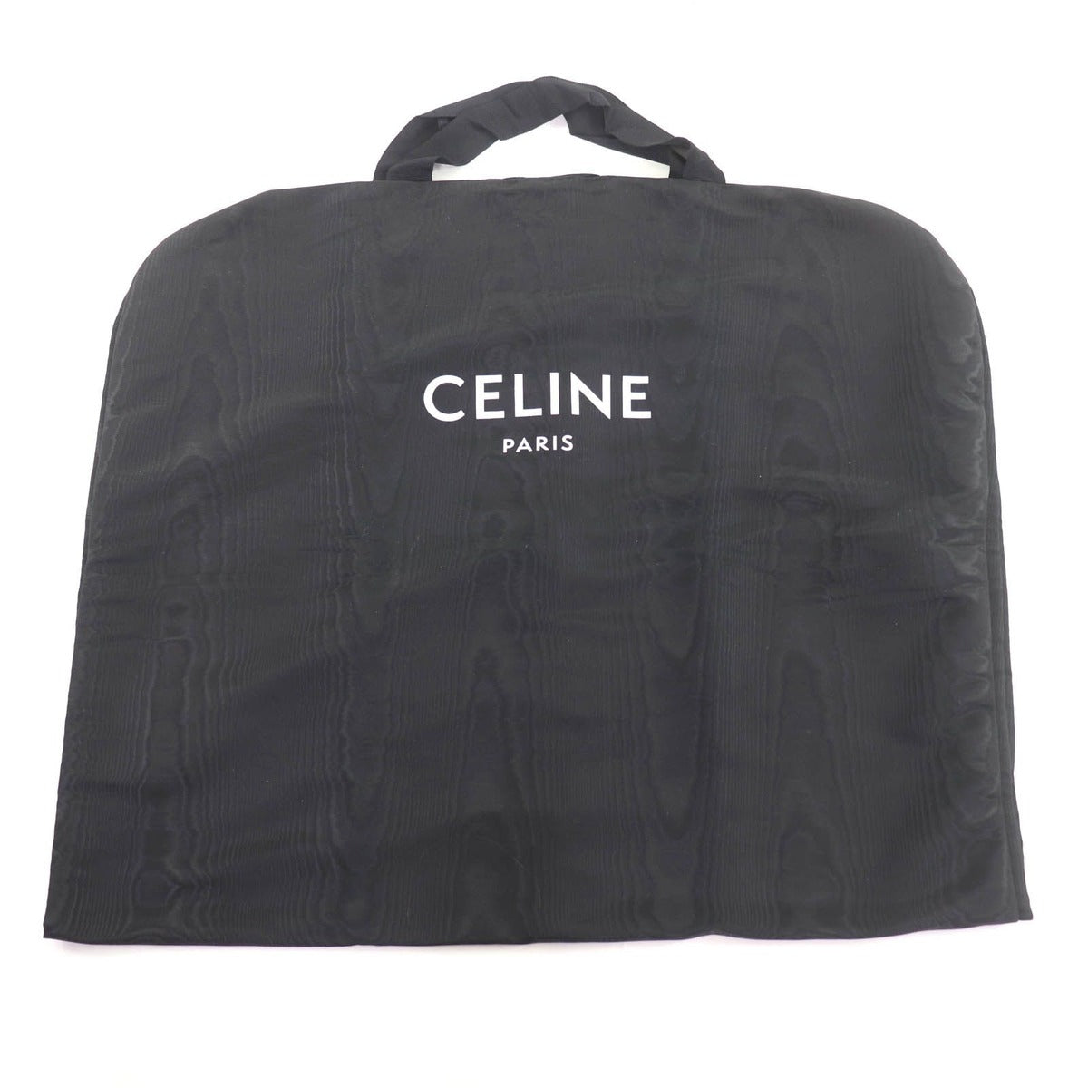 Celine Emblem Button Velvet Quilted Collarless Jacket Black 36 — view 11