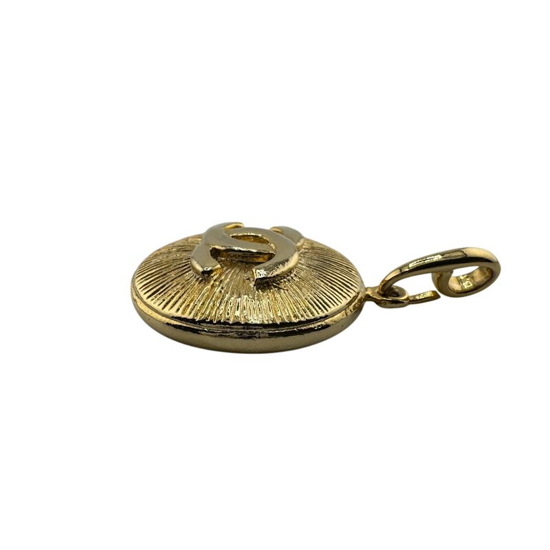 Chanel Necklace Top Vintage Coco Mark Necklace Branded Chain Jewelry Gold Ladies