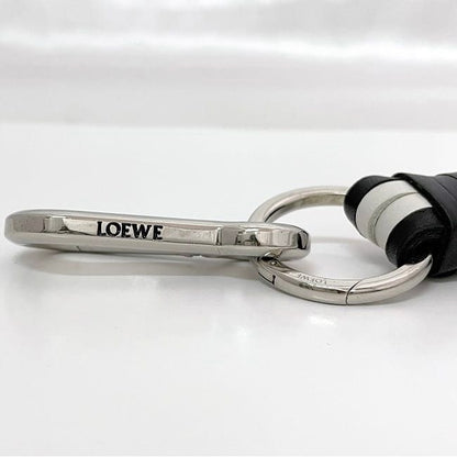 Loewe Charm Black White Silver Anagram Leather — view 8