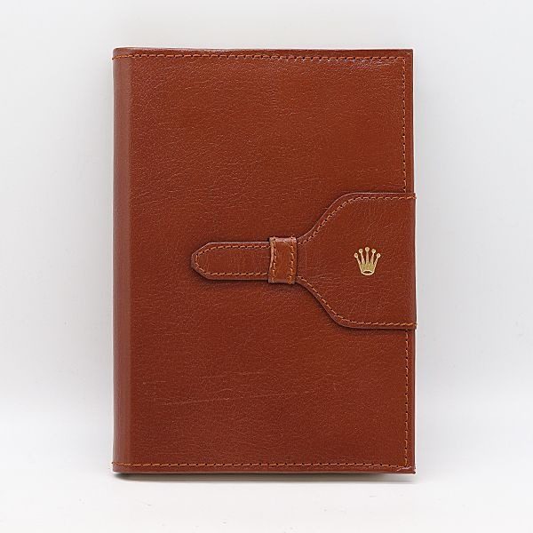 Rolex Notebook Leather Brown Mtm Agenda