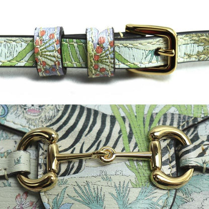 Gucci Taiga - Horsebit 1955 Shoulder Bag Multicolor 625615 Animal Women Preowned