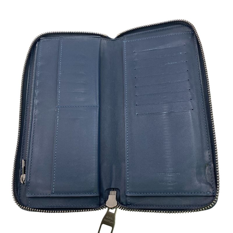 Louis Vuitton N63549 Vertical Zippy Wallet Damier Infini Long Wallet Brand Card