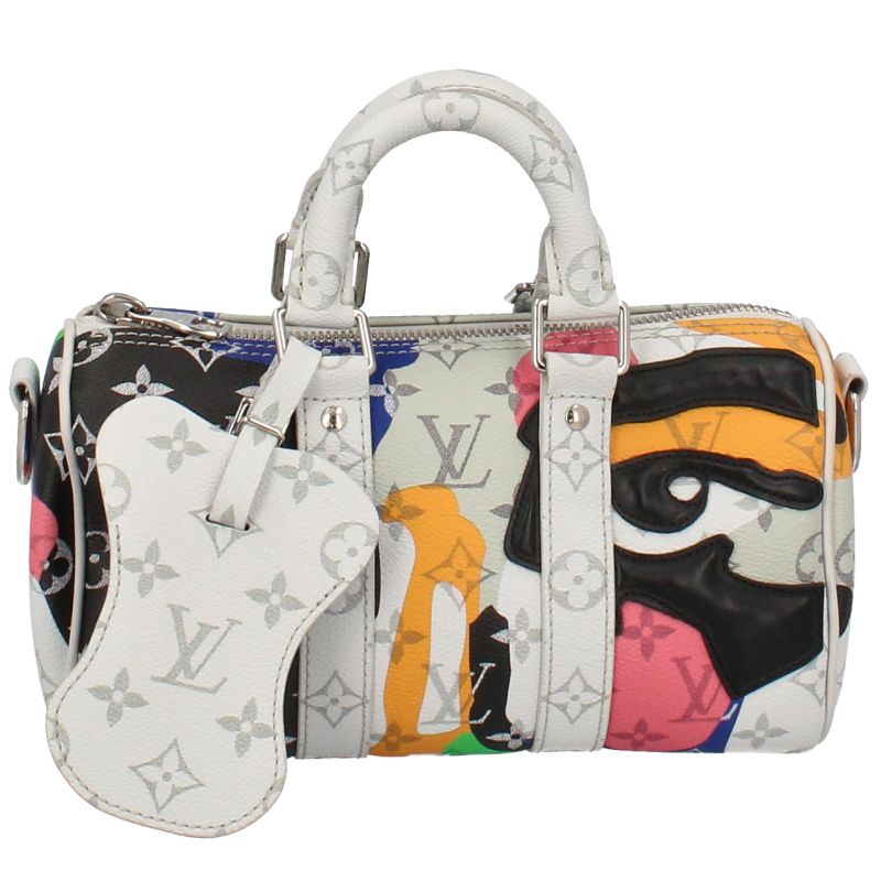 Louis Vuitton Keepall Bandoliere 25 M46701 Monogram Portrait Ladies Boston Bag