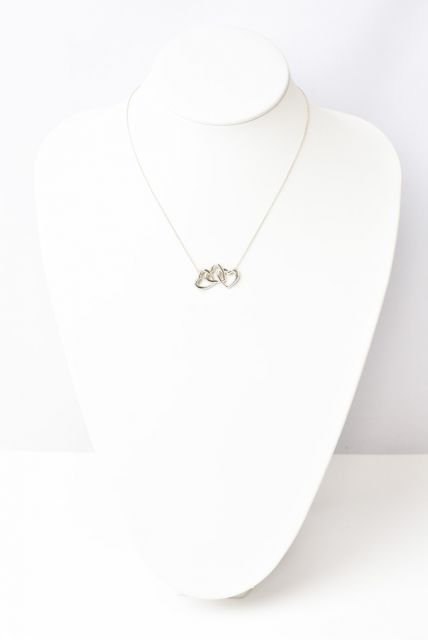 Tiffany & Co Necklace Pendant Silver Tiffany & Co Elsa Peretti Three Heart