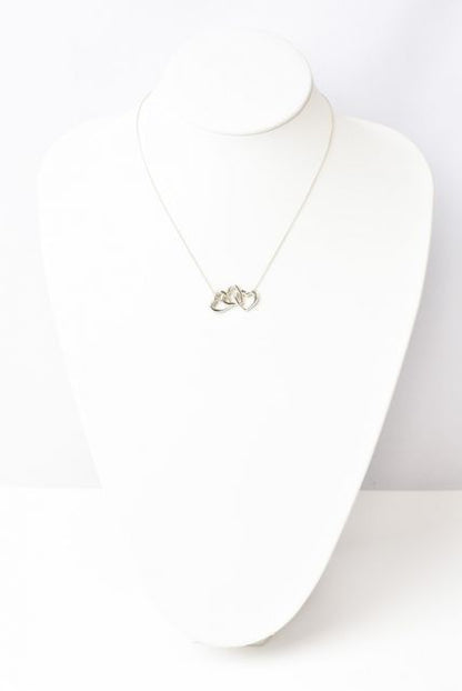 Tiffany & Co Necklace Pendant Silver Tiffany & Co Elsa Peretti Three Heart