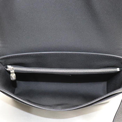 Louis Vuitton New Flap Messenger Shoulder Bag Taiga Black M30807 IC Men's