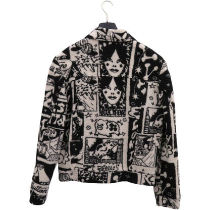 Louis Vuitton Comics Tracker Rm231 VY6 Hoy60 W Wool Nylon Black Grey