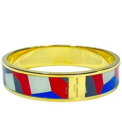 Saint Laurent Bracelet Bangle Accessories Jewelry Logo Total GP Multicolor