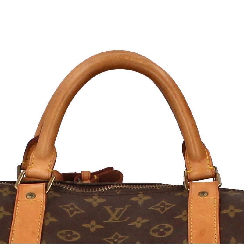 Louis Vuitton Keepall Bandoliere 60 M41412 Monogram Ladies Boston Bag Brown